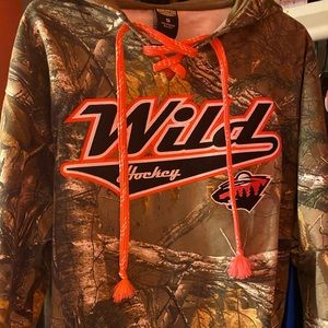 Minnesota wild hoodie camo